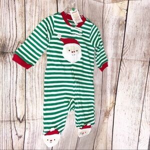 Christmas Santa Sleeper with Feet Size 9 Months